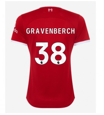 Liverpool Ryan Gravenberch #38 Hemmatröja Kvinnor 2023-24 Kortärmad